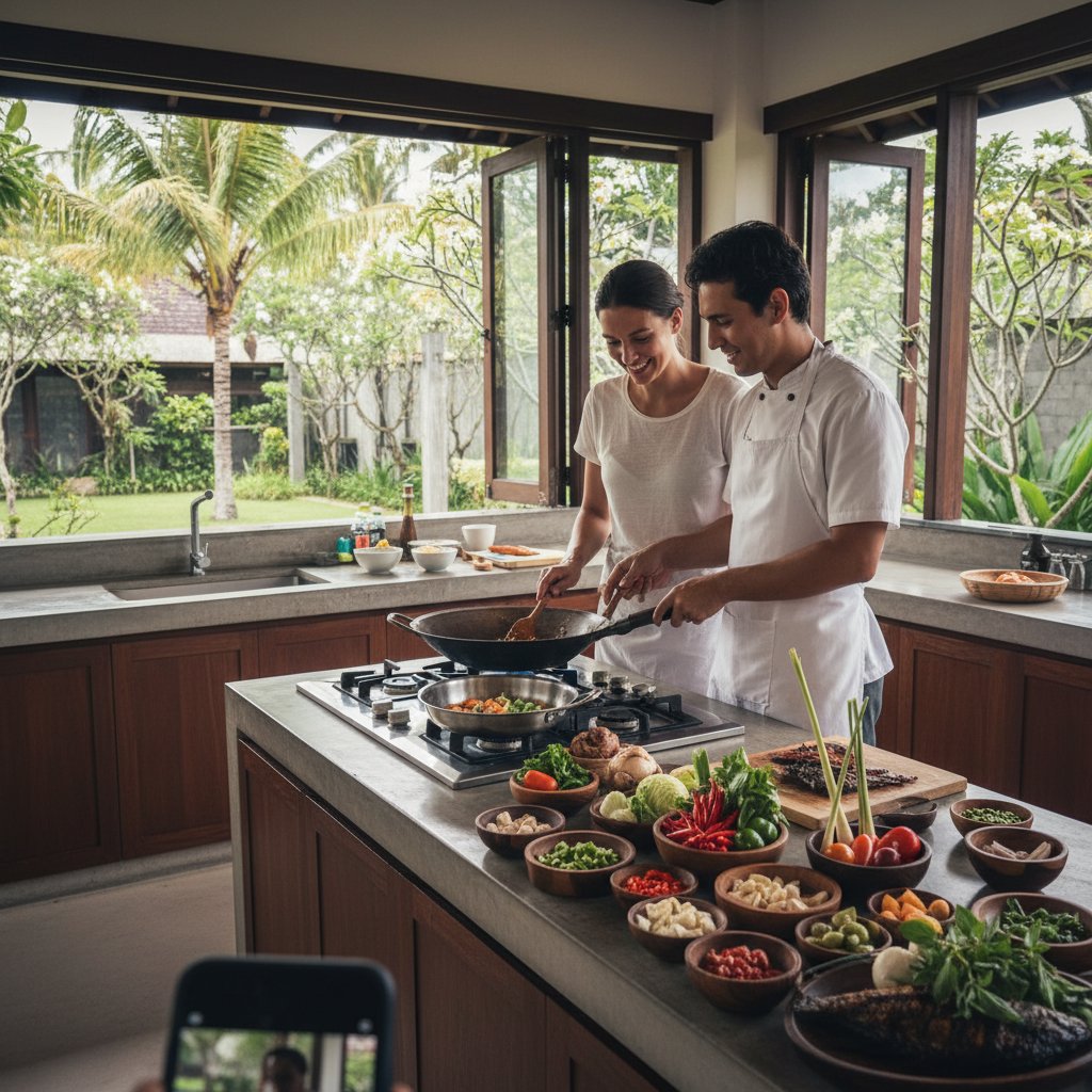 Private Villa Cooking Lesson in Ubud Bali